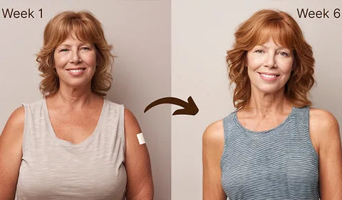 A customer at week 1 and week 6