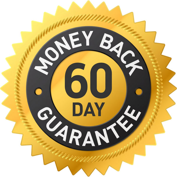 60-day risk-free money back guarantee