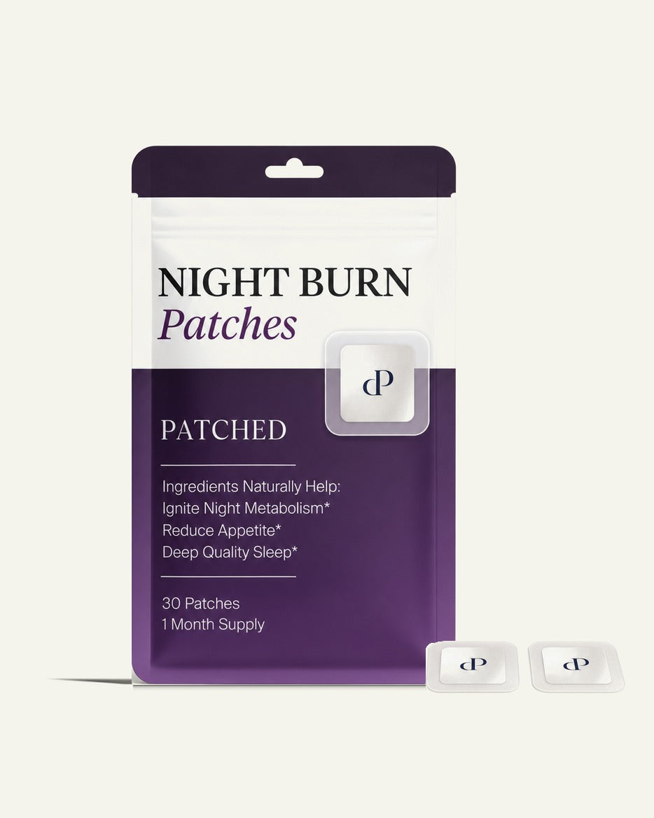 Night Burn Patches pouch with two patches
