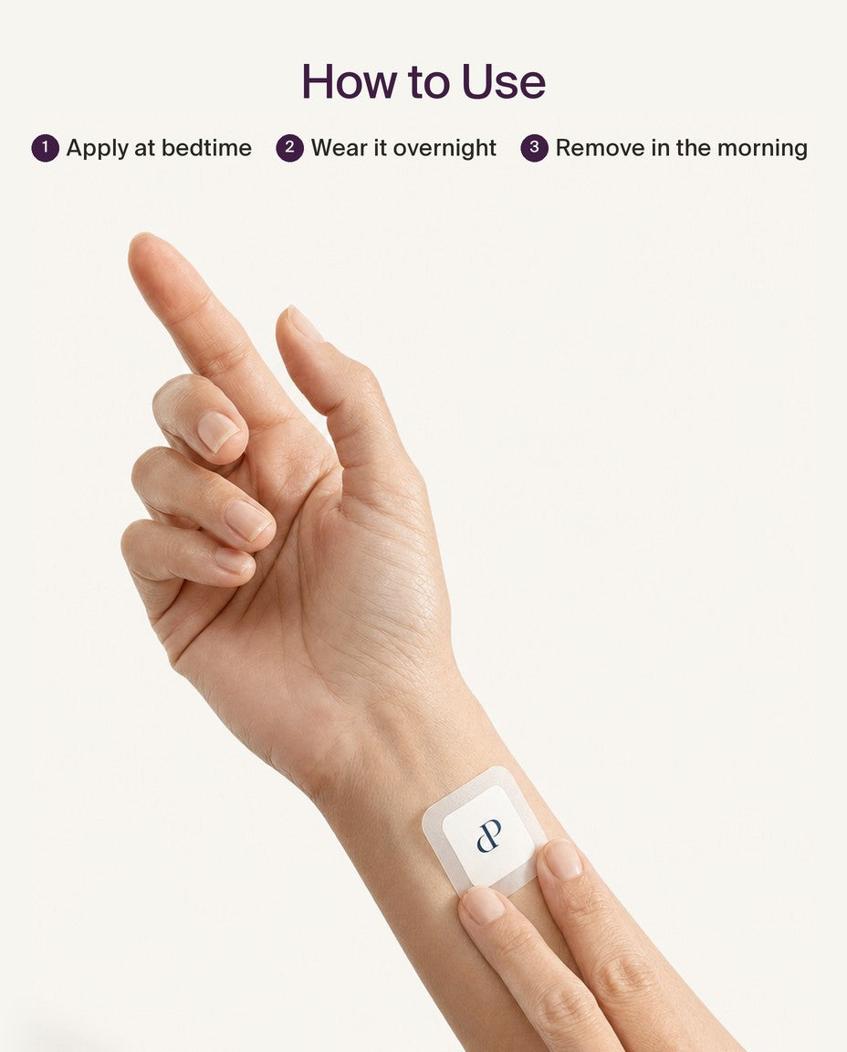How to use: apply at bedtime, wear it overnight, remove in the morning