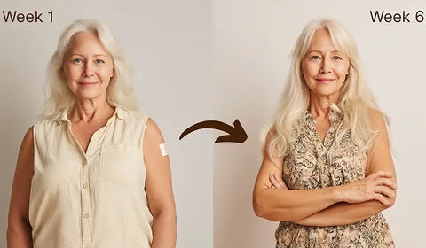 A customer at week 1 and week 6